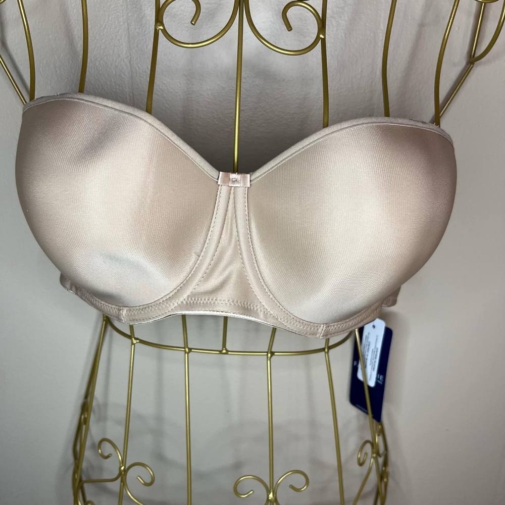 Fantasie Smoothing Moulded Strapless 32DD 32E Bra Nude